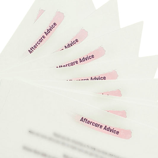 Eyelash Extension Aftercare Cards